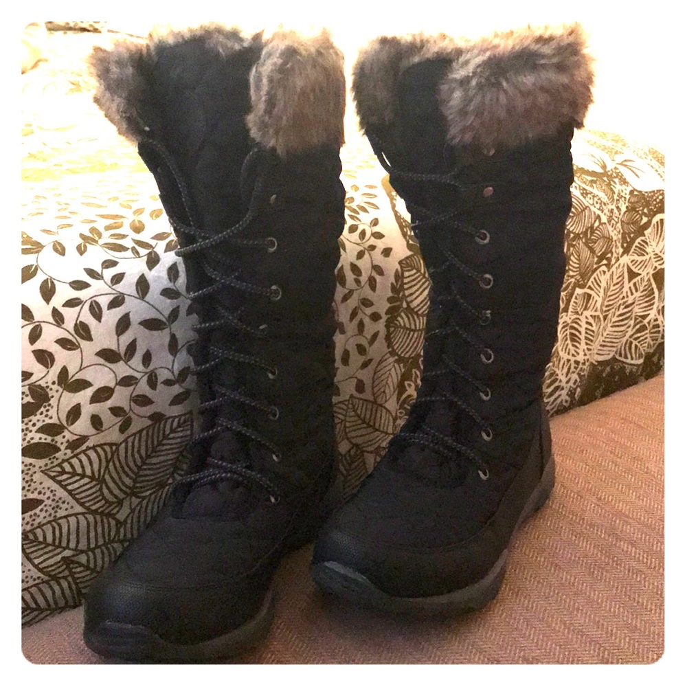 EUC, Black Globalwin Winter, Snow Boots
